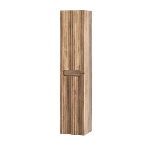 Colonne De Salle De Bain Bois Suspendu - Hauteur 120 Cm - 2 Portes - Leon