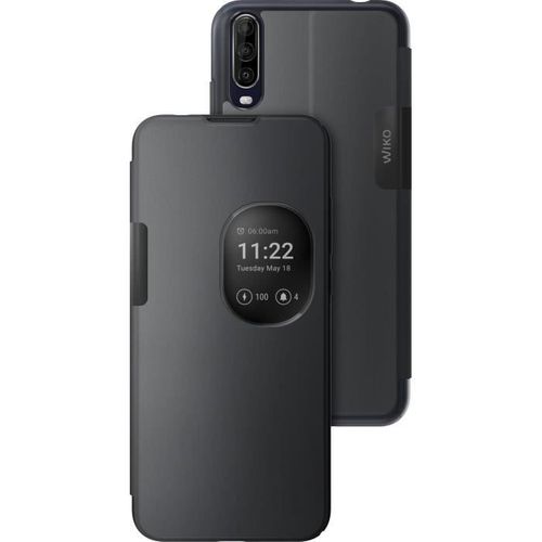 Étui Smart Folio Smocked Pour View 4 Lite Gris - Wisfw0079