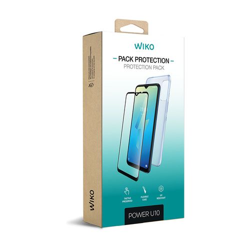 Coque Souple Transparente+ Verre Trempé Pour Wiko Power U10