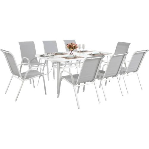 Salon De Jardin "cordoba XL 180" - Phoenix - Gris