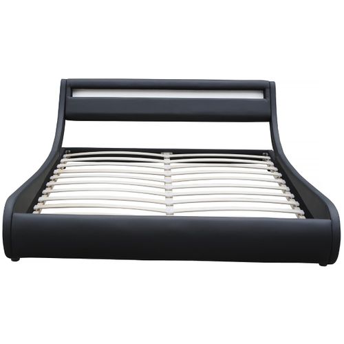 Lit LED "natacha" - 140 X 190 Cm - Noir