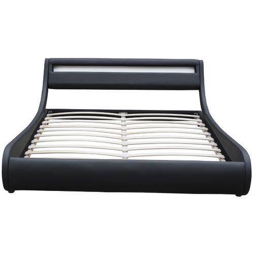 Lit LED "natacha" - 160 X 200 Cm - Noir