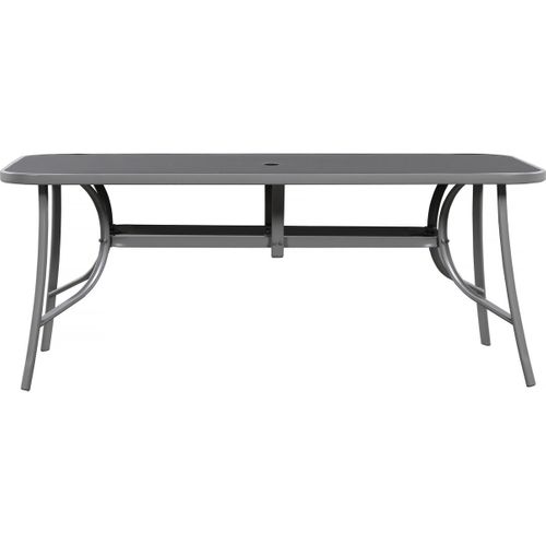 Table De Jardin "cordoba" - Phoenix - 8 Places - Argenté