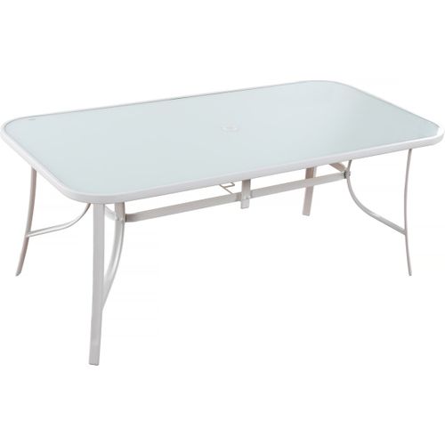 Table De Jardin "cordoba" - Phoenix - 8 Places - Blanc