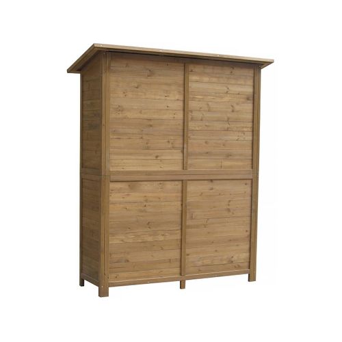 Armoire De Jardin "espacio"- 140 X 49 X 162 Cm - Marron