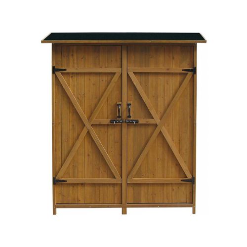 Armoire De Jardin "espacio"- 140 X 49 X 162 Cm - Marron