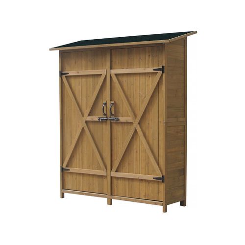 Armoire De Jardin "espacio"- 140 X 49 X 162 Cm - Marron