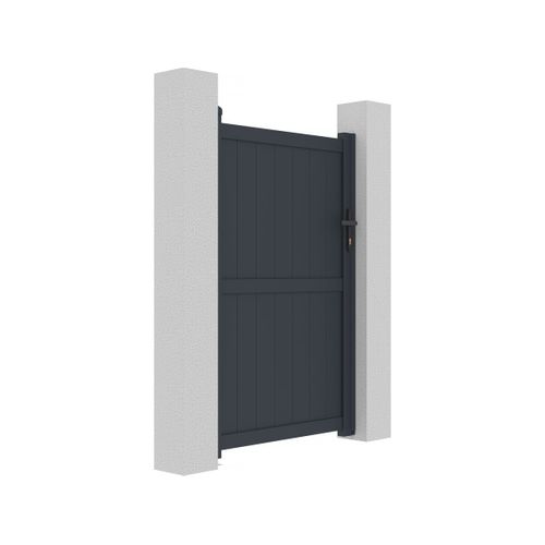 Portillon Aluminium "maurice" - 101.2 X 155.9 Cm - Gris