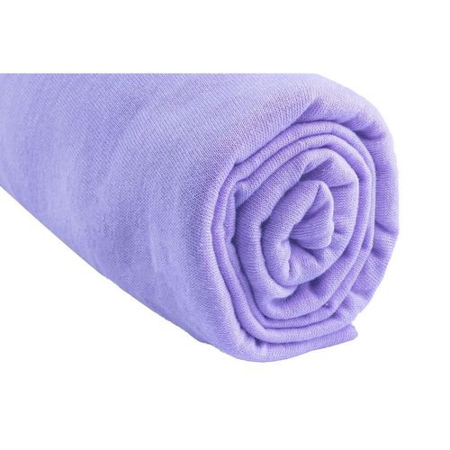 Lot De 3 Draps Housse Jersey 100% Coton - 40x80/40x90 Cm - Parme