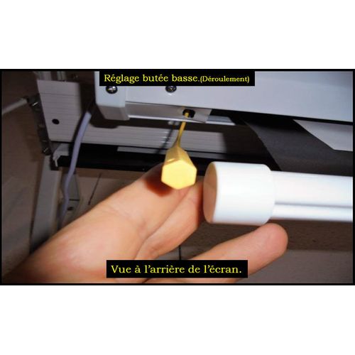 Ecran De Projection Motorisé 240x135cm - Insmot240c3