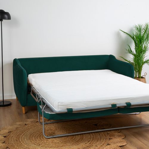 Canapé Convertible Express 3 Places En Velours