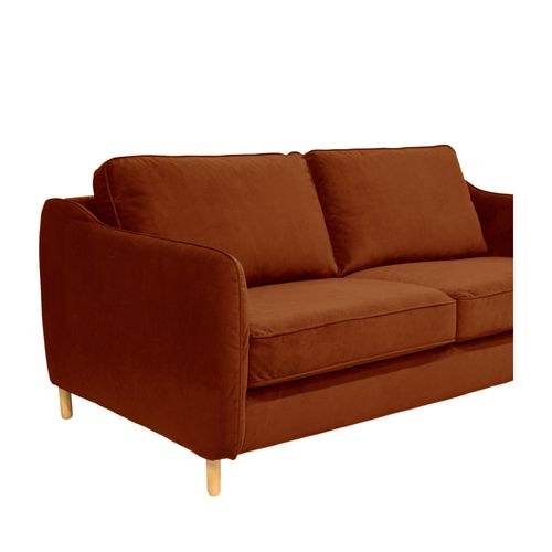 Canapé Convertible Express 3 Places En Velours