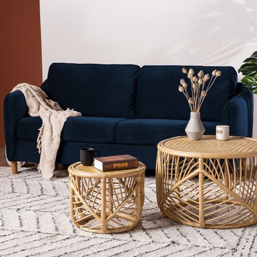 Canapé Convertible Express 2 Places En Velours