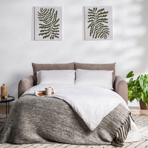 Canapé Convertible 2,5 Places En Tissu