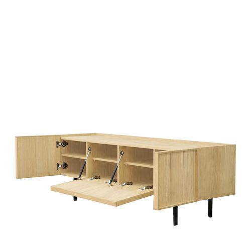 Meuble TV 4 Portes En Bois L160cm