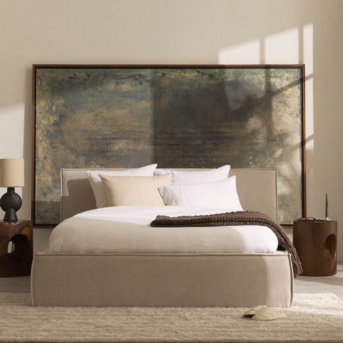 Lit Coffre En Tissu 140x190cm