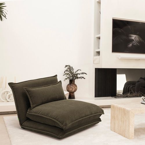 Chauffeuse Convertible 1 Personne En Tissu Chenille