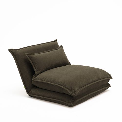 Chauffeuse Convertible 1 Personne En Tissu Chenille