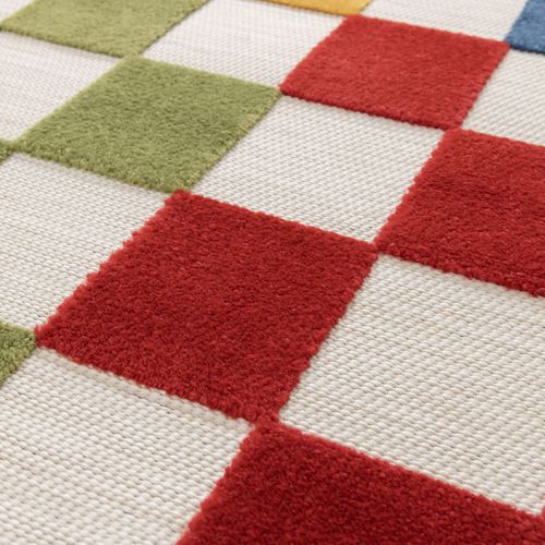 Tapis Intérieur Et Extérieur à Motif Géométrique