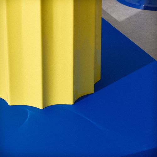 Table D'appoint Ronde En Aluminium Ø33,5cm