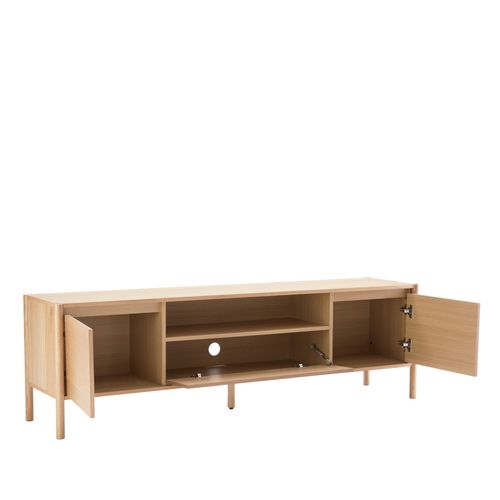 Meuble TV 2 Portes 1 Tiroir En Bois L180cm