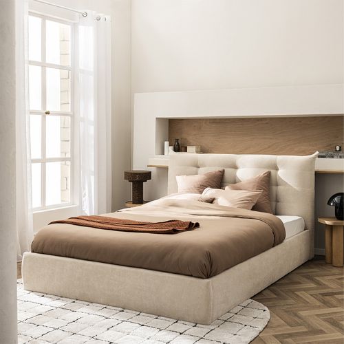 Lit Coffre En Tissu 160x200cm