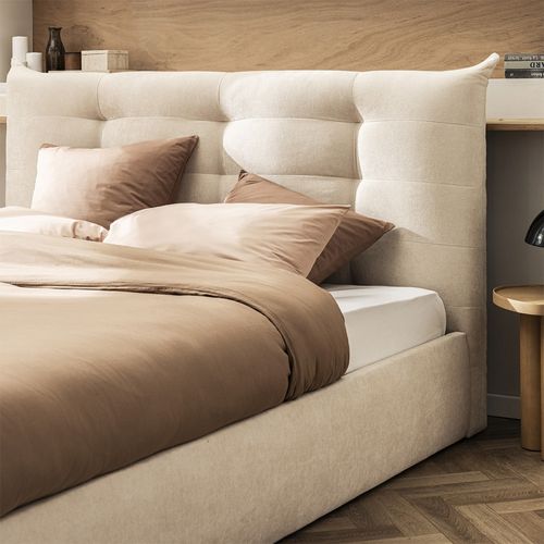 Lit Coffre En Tissu 160x200cm