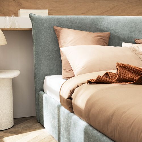 Lit Coffre En Tissu 160x200cm