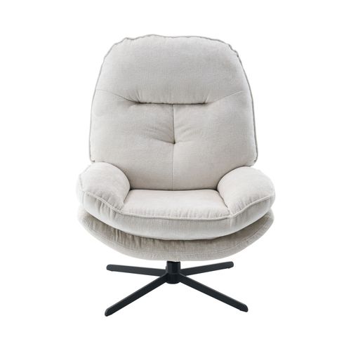 Fauteuil Pivotant Pieds Étoiles En Velours