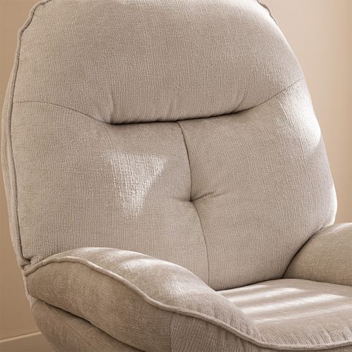 Fauteuil Pivotant Pieds Étoiles En Velours