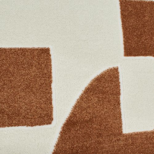 Tapis Contemporain à Motif Géométrique