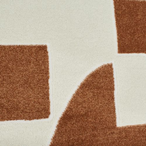 Tapis Contemporain à Motif Géométrique