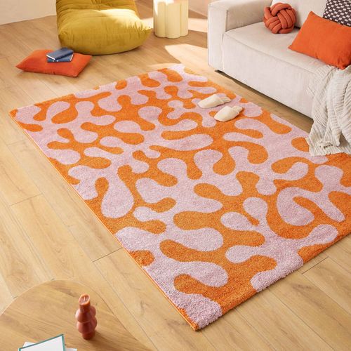 Tapis Vintage à Motif Abstrait