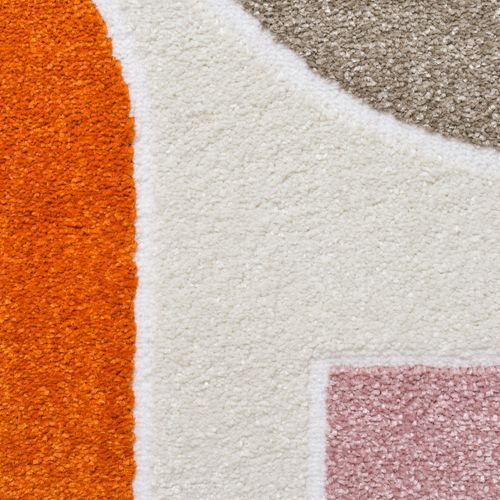 Tapis Contemporain à Motif Géométrique