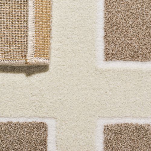 Tapis Contemporain à Motif Géométrique