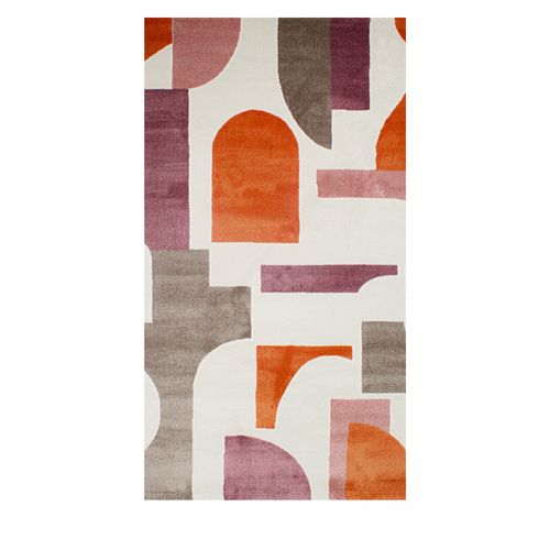 Tapis Contemporain à Motif Géométrique