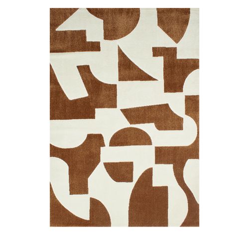 Tapis Contemporain à Motif Géométrique