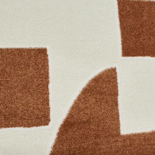 Tapis Contemporain à Motif Géométrique