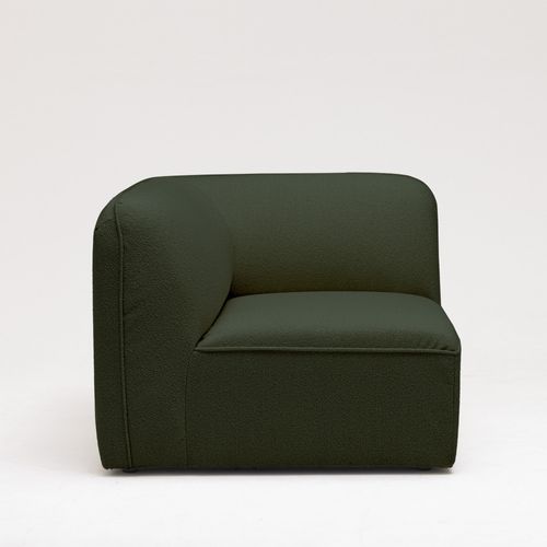 Angle Réversible Pour Canapé Modulable En Tissu Bouclette