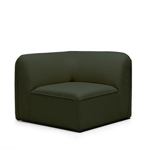 Angle Réversible Pour Canapé Modulable En Tissu Bouclette