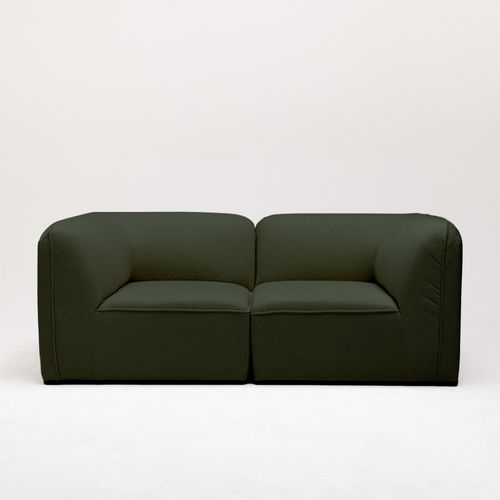 Angle Réversible Pour Canapé Modulable En Tissu Bouclette