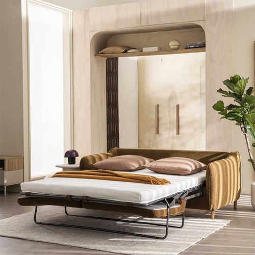 Canapé Convertible Express 2 Places En Tissu