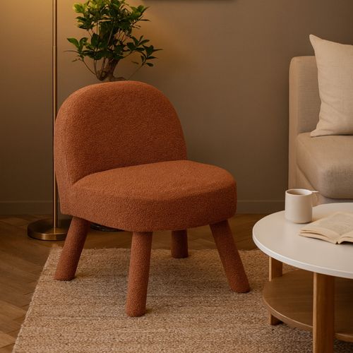 Fauteuil En Tissu Bouclette