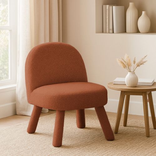Fauteuil En Tissu Bouclette