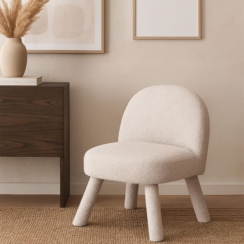 Fauteuil En Tissu Bouclette