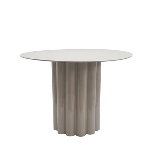 Table Basse Ronde En Aluminium D.64cm