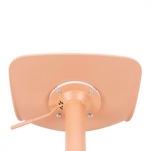 Lot De 2 Chaises De Bar Réglables En Plastique Et Métal H58-79cm