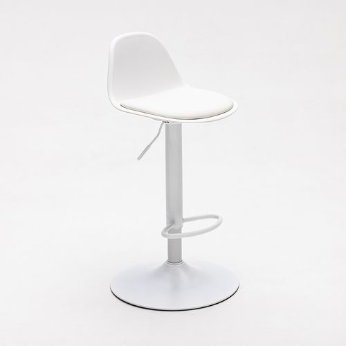 Lot De 2 Chaises De Bar Réglables En Simili Et Métal H61-83cm