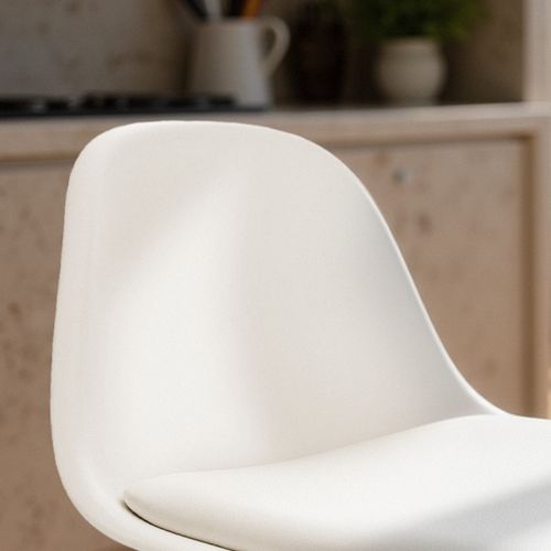 Lot De 2 Chaises De Bar Réglables En Simili Et Métal H61-83cm