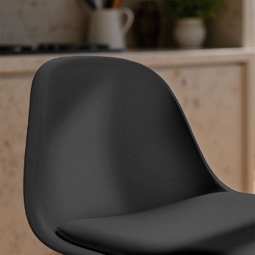 Lot De 2 Chaises De Bar Réglables En Simili Et Métal H61-83cm